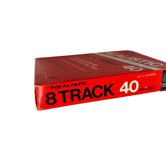 Realistic Blank 8-Track Tape Low Noise 40 Min Radio Shack Vintage - Picture 3 of 4